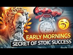 Why Did Stoics Wake Up Early in the Morning (and you should too!)