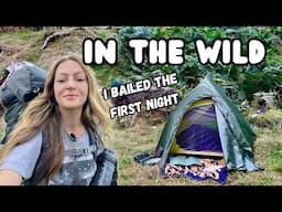 Solo Wild Camp & Foraging in the Peak District