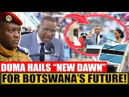 Outstanding Inaugural Speech by Botswana’s New President Duma Boko as he gets Sworn In.