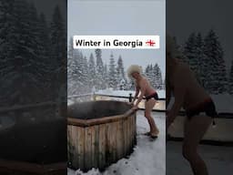 WINTER IN GEORGIA (Not what you expected!) 🇬🇪 #GeorgiaTravel #Travel #swaneti #sauna