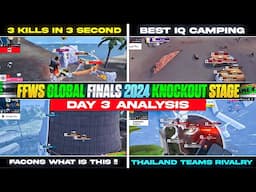 FFWS GLOBAL FINALS 2024 KNOCKOUT STAGE - DAY 3 ANALYSIS | FREE FIRE WORLD SERIES GLOBAL FINALS 2024