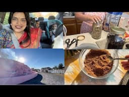 Vraj Temple in USA - Flax Seed Chatni Zaroor Try Karna | Preetipranav