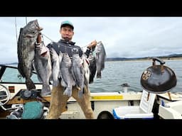 Best Day of Fishing - LIMITS!!  Grilled in the Boat!