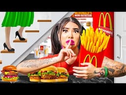 LILY OPENS SECRET MC DONALD’S RESTAURANT | I BUILD MY ICE CREAM STORE AT HOME BY SWEEDEE