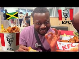 Trying KFC for this FIRST TIME in JAMAICA & MONTEGO BAY