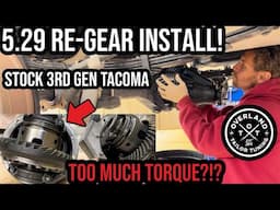 Toyota Master Tech Installs 5.29 ReGear! 3rd Gen Tacoma - ECGS 3rd Members! Game CHANGER!!!