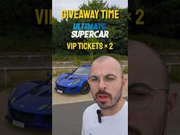 WIN 2 VIP TICKETS FOR THE ULTIMATE SUPERCAR SHOW 🚀 (details in the comments) #giveaway