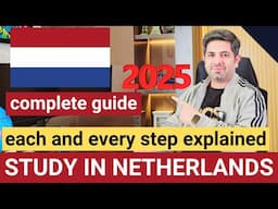 🎓 Study in the Netherlands 2025 | Admission & VISA Process for Pakistani Students 🇵🇰