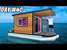 Transforming Abandoned Boat into a Houseboat! - Ep. 3