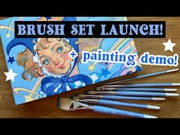 ★Chris Hong x Craftamo brush set LAUNCH PARTY!🥳 LIVE painting demo and chat!🎨★