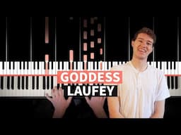 Goddess - Laufey - PIANO TUTORIAL (accomopaniment with chords)