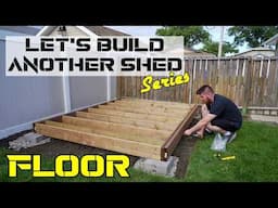 How to build a floating shed foundation // Great for uneven and flat yards! - plans available!