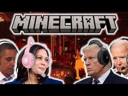 US Presidents Play Minecraft 4 (Featuring Kamala Harris)