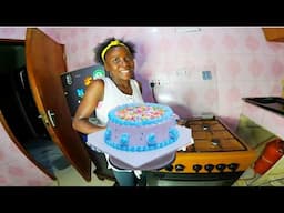 Village Girl Bakes Her First Cake Using An Oven For The First Time Ever!! See What Happens 👆😋