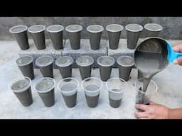 Ideas from Plastic Cups, Ceramic Tiles, Tires and Cement / How to make an outdoor dining table