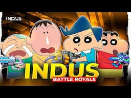 Shinchan Squad In Indus Battle Royale 😱🔥 | Shinchan Playing Indus Battle Royale | Funny Game 😂