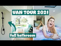 AUSTRALIAN couple built their DREAM VAN CONVERSION with FULL BATHROOM