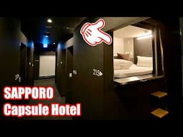 Staying at Japan's $38 Capsule Hotel in Sapporo｜BIZCOURT CABIN SUSUKINO｜Breakfast review