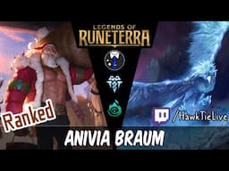 Anivia Braum: Santa Hawk playing Santa Braum  | Legends of Runeterra LoR