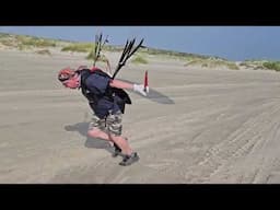 73 Year Old Paramotor SUPER Student Shows How To Do Proper Run & Jumps!!!