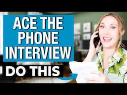 Typical Questions in a Phone Interview & How to Ace the Phone Screening!