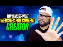 5 Must-Have Websites for Content Creators | Top 5 Websites for Content Creators | Bhushan Boudhankar