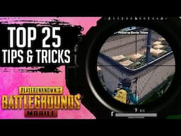 TOP 25 PUBG MOBILE TIPS AND TRICKS | THE REAL REASON WHY PUBG REMOVED SANHOK TRIBE JUNGLE