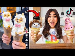 I ate at TikTok's MOST Hyped Restaurants In My City For a Day!