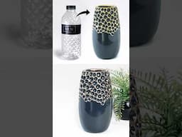 Plastic bottle flower vase making #diy #roomdecor #craft #craftroom #homedecor #homemade