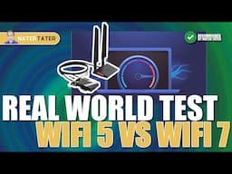 Boost Your WiFi Speed! Real World Test: WiFi 7 PCIe Card vs WiFi 5 & Ethernet