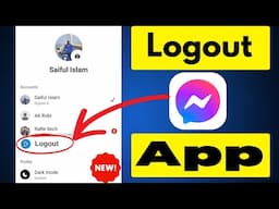 How to Log out From Messenger in 2024