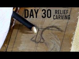 How to Carve a Wood Spirit - Day 30