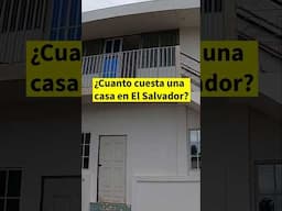 😱 ¿Cuanto cuesta una casa en El Salvador? #casasenventa #elsalvador