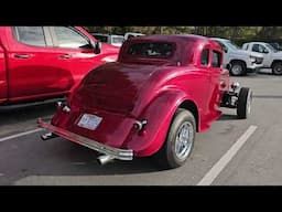 1934 Ford coupe in stunning Red