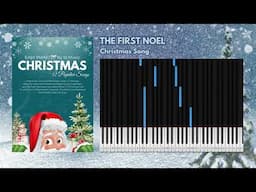 [โน้ตเปียโนง่าย] The first Noel  | Christmas Song