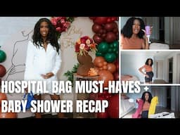 My Hospital Bag for Labor + Delivery | Baby Shower Recap | Aisha Beau