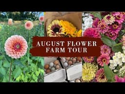 Cut flower farm in bloom + Getting organized for farmer's markets with the Cricut