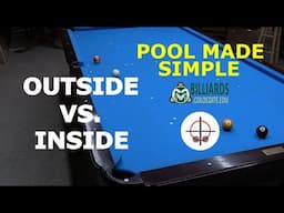 Pool Made Simple – OUTSIDE VS. INSIDE – The Best Way to Narrow the Carom Angle