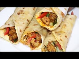 Egg Chicken Wrap | Street Stall Style | Tastiest & Delicious Loaded Veg Chicken Egg Wrap