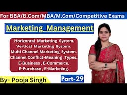 Vertical Marketing Channel | Horizontal Marketing Channel | Channel Conflict - Meaning , Types |