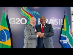 Ramaphosa arrives in Brazil for the G20 Summit