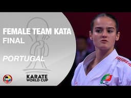 PORTUGAL FEMALE TEAM KATA | FINAL | KARATE WORLD CUP 2024 | WORLD KARATE FEDERATION