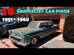 10 Classic Cars & Truck For sale From 1951 - 1960 on Craigslist!