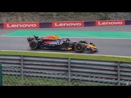 Formula one 2024 - Coasting cylinder  cut sound - Spa Francorchamps Belgium F1