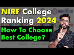 What is NIRF Ranking? How is it useful for choosing a College? | Akash Dash