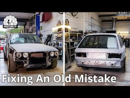 Welding The Boot/Trunk Lid & Removing The Doors | BMW E30 Touring Restoration - Part 8