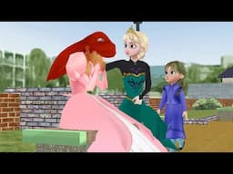 Queen & Princess #85 (Season 2 - Part 2) - Cute Pets - Cat & Dog - #Elsa, #Anna, #Frozen #Shorts