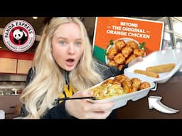 TRYING PANDA EXPRESS BEYOND ORANGE CHICKEN *plant based*!