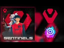 Sentinels Esports Poster, Editing tutorial | PicsArt | Sentinels Esports profile picture | Valorant