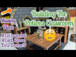 Miniverse What Have You Done!? 😭😭😭 Building The Potions Classroom Harry Potter Miniatures